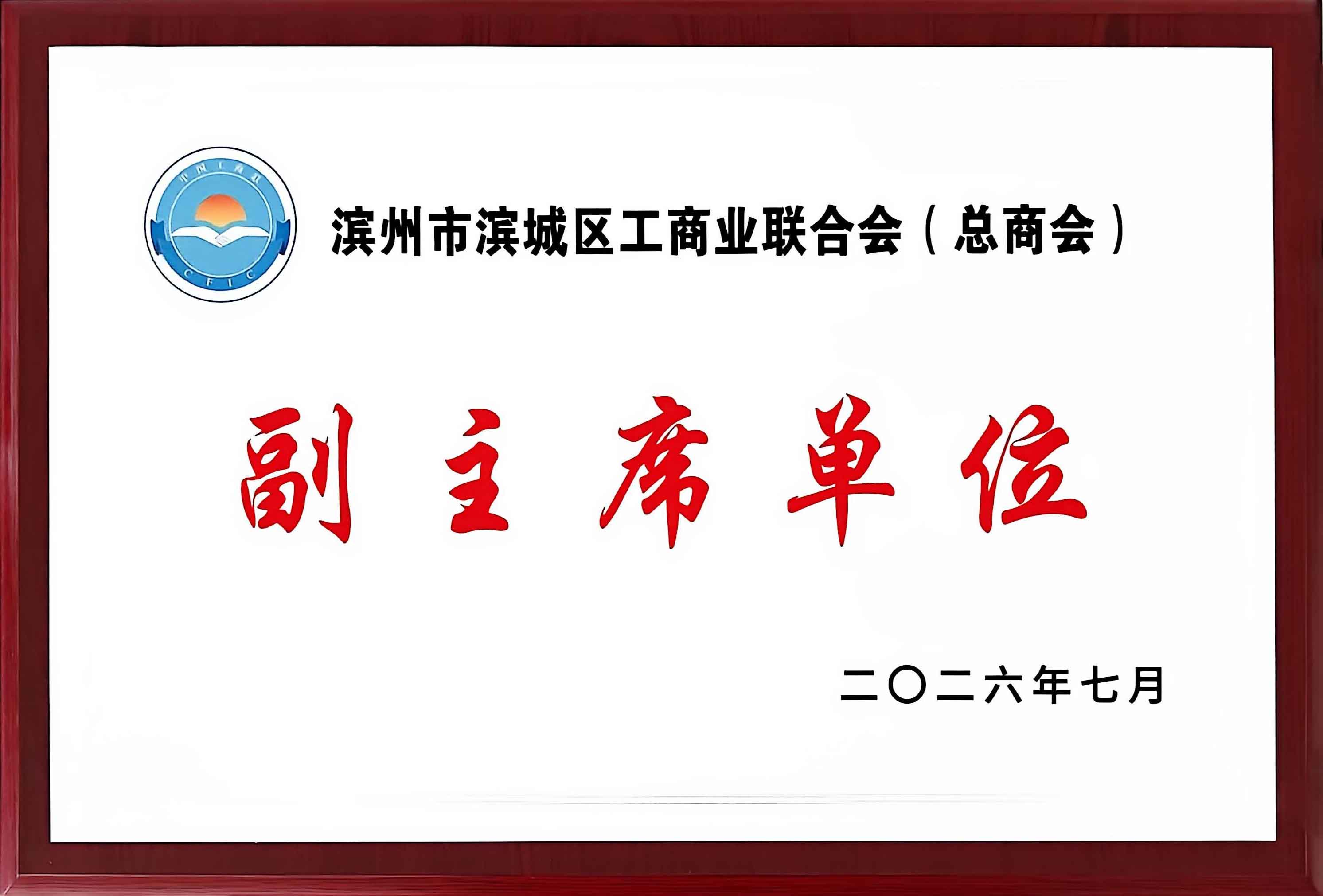 滨城区工商联副主席单位